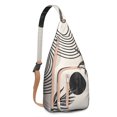 thumbnail image 1 of Tribal Rustic Chest Bag - Durable Anti-Theft Sling for Outdoor Adventures, 1 of 4