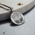 thumbnail image 3 of Picturesongold.Com Saint Sebastian Religious Medal Necklace Pendants Adult - 2/3 in Sterling Silver, 3 of 6
