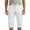 White, variant on Fnooota Men's Cargo Shorts, Casual Relaxed Fit Below the Knee Summer Capri Pants Khaki Size S-2XL