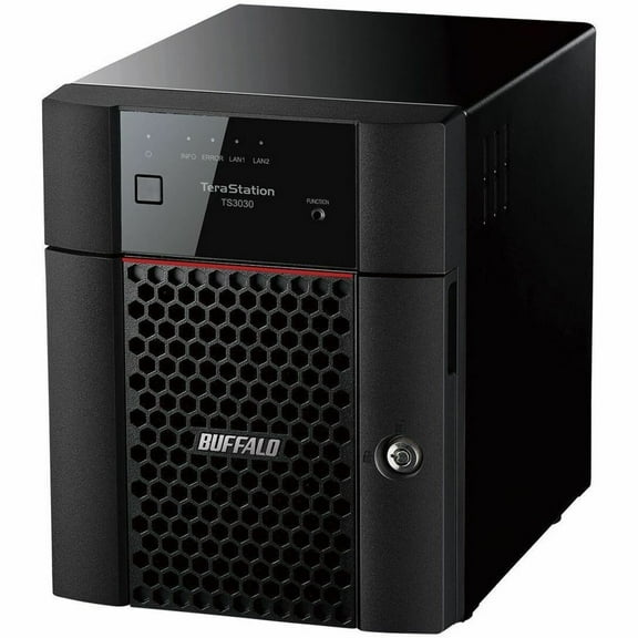 BUFFALO TeraStation 3430DN 4-Bay Secure SMB Desktop NAS 32TB (4x8TB) with Hard Drives Included