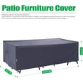 thumbnail image 2 of F&J Outdoors Waterproof Outdoor Table Cover 160"(W)×92"(D)×35"(H), 2 of 7