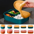 Food Storage Bowls with Lids Microwavable Small Containers for Lunch