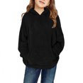 thumbnail image 2 of Dgankt Hoodies for Girls Middle Big Hooded Sweatshirt Long Sleeve Pullover Fleece Jacket for 4-13 Years, 2 of 8