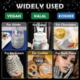thumbnail image 2 of NiHome Edible Food-Grade Glitter Powder Glimmer Luster Dust Metallic Fancy Food Decorating Sprinkle Glimmery Dust for Drink Wine Beverage Cake Bakery Vegan Allergen-Free (Metallic, 0.35oz/10g), 2 of 6