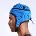 thumbnail image 3 of Casco de rugby con esponja , protección para la cabeza, anticolisión, azul shamjiam Cabeza de rugby, 3 of 9