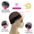 thumbnail image 5 of Bradem Wig Mesh U Shaped Cap 4*5inch - Black Double Velvet Lace Wig Cap, Secure Fit for Wigs, 5 of 9