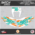 thumbnail image 4 of Kalair GFX Graphics Kit for KTM ENDURO 150XC-W, 250XC-W, 300XC-W, 250EXC-F, 350EXC-F and 500EXC-F (2017-2019) Twitch Series, 4 of 5