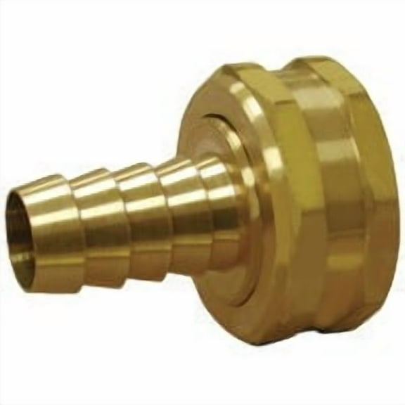 Anderson Metals 3/4 In. Barb x 3/4 In. FHT Brass Hose Swivel 737046-1212