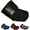 Black, variant on Sedroc Sports Weight Lifting Elbow Wraps Powerlifting Support Sleeves Straps - Pair