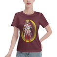 thumbnail image 1 of Women's Basic Short Sleeve T-Shirt Sailor Moon Tsuki Hare 04, 1 of 6
