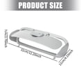 thumbnail image 3 of Washable Litter Box Replacement Cover Panel for SelfCleaning Litter Box with Odors Control Easy to Install Door Part, 3 of 8
