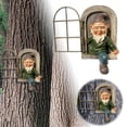 thumbnail image 2 of SUYOLL Outdoor Gnomes Windows Garden Sculpture Art Decorative Statue Ornament For Patio Yard Porch Resin Craft, 2 of 6
