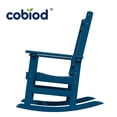 thumbnail image 3 of Cobiod Oversized Rocking Chair Outdoor, HDPE Rocking Chair, Patio Rocking Chairs for Porch & Fire Pit, All-Weather Outdoor Rocking Chair, 3 of 7