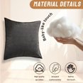 thumbnail image 4 of AUQ 2Pcs Decorative Pillow Covers Hard-wearing Zipper Pillow Covers 16X16 Shape Retaining Cushion Covers Colormixing4, 4 of 7