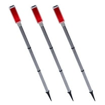 FONDOTIN Heavy Duty Driveway Reflectors Lights Multi Stainless Steel 3Pcs 11.8X1.6X1.6In