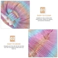 thumbnail image 4 of OULII 1Pcs Head Wrap for Women Prevent Hair Knots Polyester Smooth Design, 4 of 8