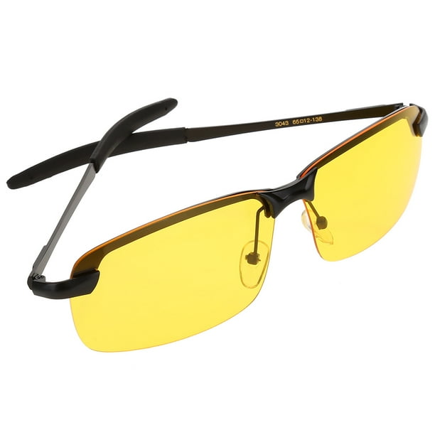 Peahefy Lunettes de vision nocturne, lunettes anti-reflets pour lunettes de  vision polarisées HD avec vision nocturne pour la conduite à vélo, lunettes  de soleil 