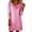 Pink#linen shirt dress for women, variant on SZJXBUY Fall Linen Dresses for Women 2026 Elegant Tunic Cowl Neck Mini Dresses Loose Lightweight Summer Long Sleeve Casual Beach Sundress Red,XL