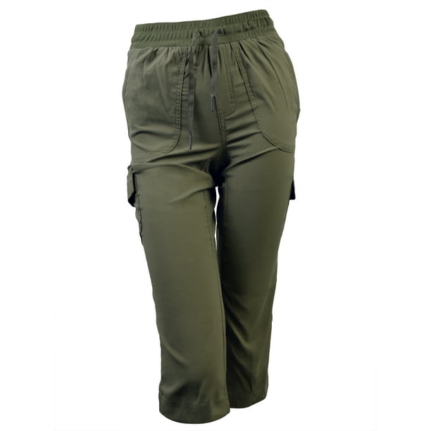 olive pull on pants