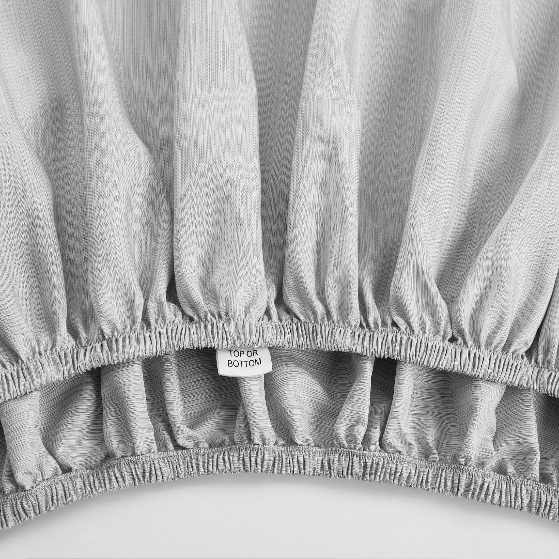 Mainstays Super Soft Brushed Microfiber Bed Sheet Set, Grey Stria, Twin-XL, 3 Piece