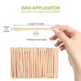 thumbnail image 2 of Aplicador de cera Wax Sticks Mibly de madera para depilación, 600 unidades, 2 of 7