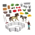 thumbnail image 4 of Juego de caballo y jinete, juego de simulación, adornos, figuras de acción, colección, juguete ecuestre realista para niños de 3, 4, 5, 6 y 7 años 10206, 4 of 10