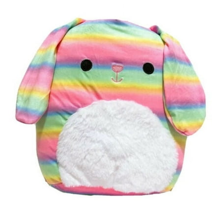 Squishmallows 2022 Easter Animal Squad A 12" Danya the Rainbow Bunny Plush Doll