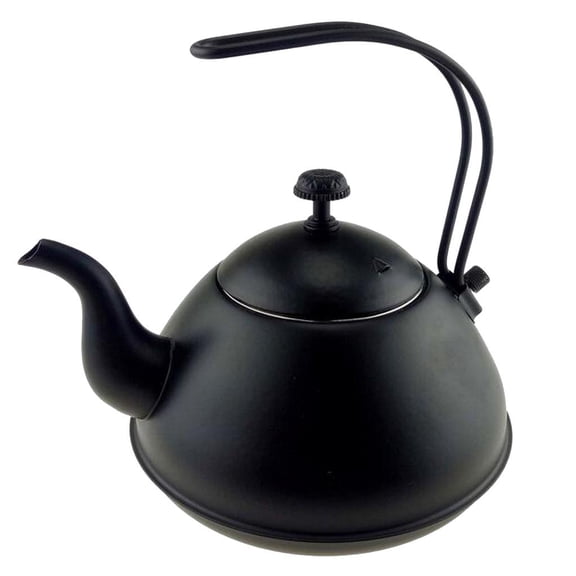 Kettle Stainless l Stovetop Teakettle - with Infusers Boiling Water Pot - Kitchen Utensil - 3 Colors for Choose - Black, 13X14X10cm