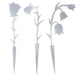thumbnail image 5 of 3 estacas decorativas de metal para flores, para jardín Blanco, 5 of 8