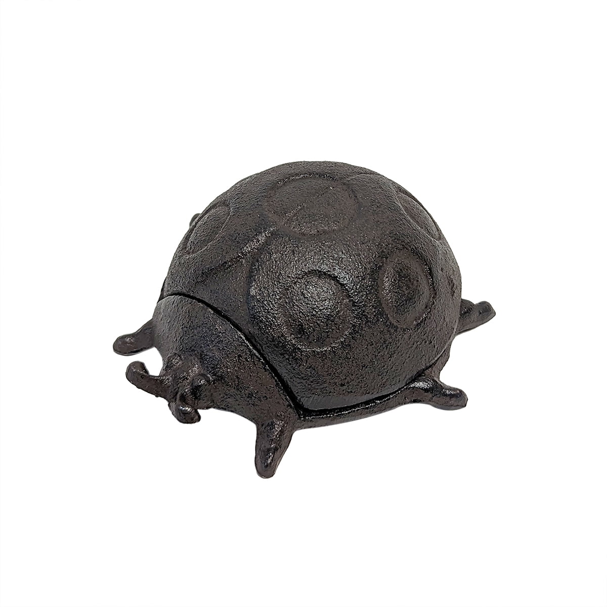 Metal Ladybug Hide A Spare Cast Iron House Key Door Lock Secret Small Keys Box Outdoor Garden Decor