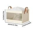 thumbnail image 4 of COM1950s Clothing Storage Bags, Large Capacity Clothing Storage Box, Balcony, Quilt, Wardrobe, Household Sorting Box, Dormitory Bundle Mouth, Portable Storage Basket, Large Baskets for Storage, 4 of 5