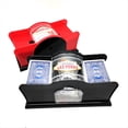 thumbnail image 1 of Manual Card Shuffler Poker Shuffle Machine Cards Holder Easy Hand Cranked System Card Shuffler Red,1x Card Shuffler Manual,Red, 1 of 9