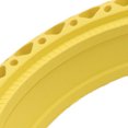 thumbnail image 5 of Neumático de repuesto amarillo antipinchazos para patinetes eléctricos, de caucho macizo con forma de panal, 5 of 5