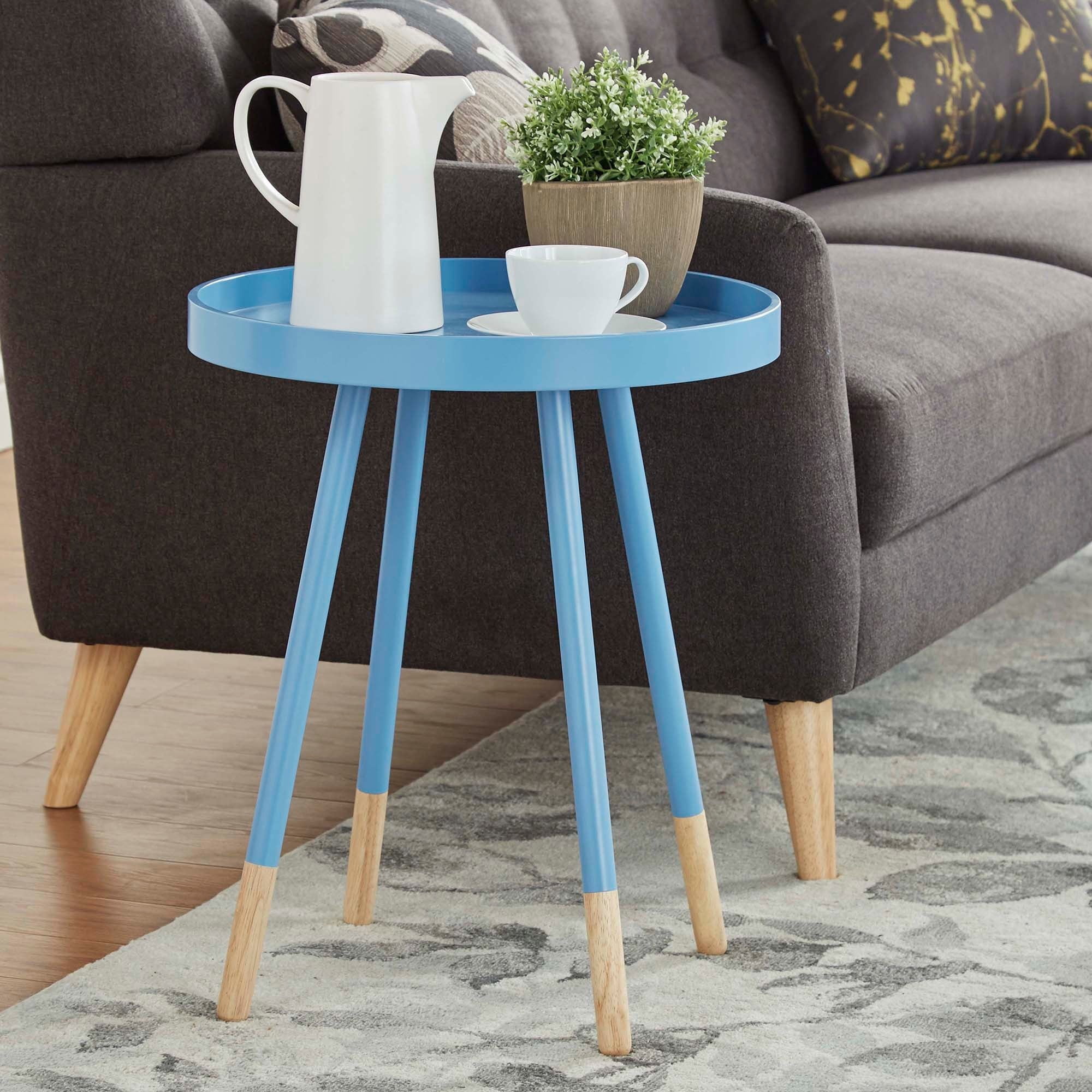 Mid Century Living Marcella Paint Dipped Round Spindle Tray Top Side Mid Century Living Marcella Paint Dipped Round Spindle Tray Top Side Table By Com