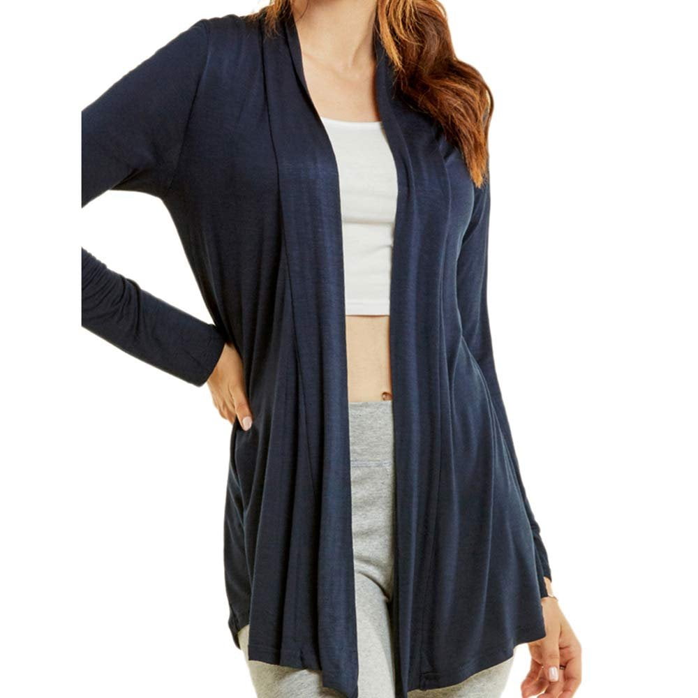longline navy cardigan