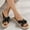 Black, variant on AXXD Womens Shoes Sandals Summer Black Flat One Line Sandals With Rope Sole Black Flower Mothers Day