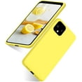 thumbnail image 1 of HAHDAXIA for Pixel 4 XL Case 6.3 inch (2019), Liquid Silicone Slim Design with Camera and Screen Protection Microfiber Lining, Silicone Case for Google Pixel 4 XL Case (Lemon Yellow), 1 of 6