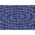 thumbnail image 1 of Ahgly Company Indoor Rectangle Patterned Medium Slate Blue Area Rugs, 2' x 5', 1 of 1