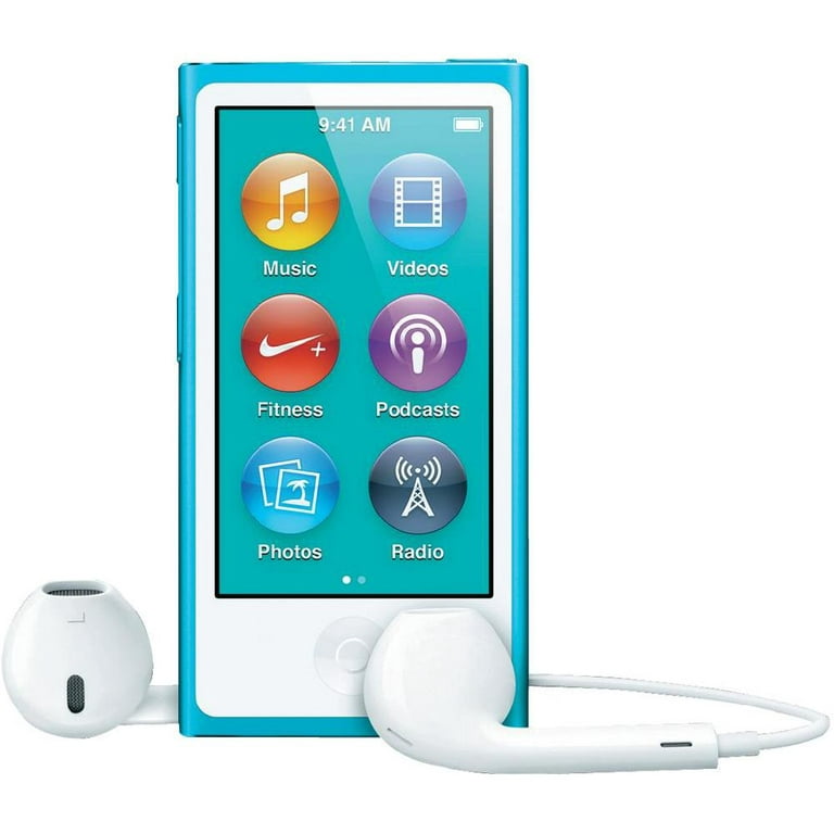 Pre-Owned Apple iPod Nano 7th Generation 16GB Blue MD477LL/A 