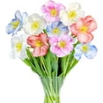 thumbnail image 2 of 22'' Colorful Tulips Artificial Flowers 10Pcs Fake Tulips Silk Fake Flowers, 2 of 6