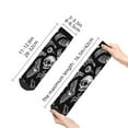 thumbnail image 4 of Fuzoiu Skull bird bat spider Print Adult Socks, Crew Moisture-wicking Socks, Unisex Cushion Crew Socks,Casual Sports Ankle Socks, 4 of 7