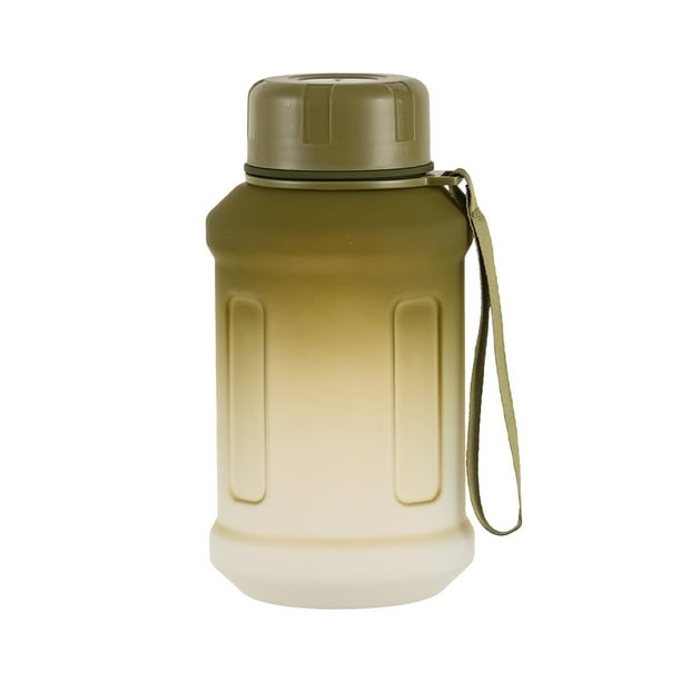 Hervidor de agua de gran capacidad de 850 ml para deportes y fitness al aire libre, con colador de té y vaso de agua con degradado esmerilado.