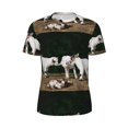 thumbnail image 6 of Rocae Cute Goat Baby for Men's Mesh Quick-Dry Short Sleeve Workout T-Shirt,Mens Crew Neck Tee Lightweight Soft Classic T Shirts Small, 6 of 9