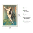 thumbnail image 2 of Gilda Gray - The Queen of Shimmy Dancers - Vintage Dance Poster by Charles Gesmar C.1925 - Master Art Print (Unframed) 13in x 19in, 2 of 4