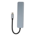 thumbnail image 1 of USB C HUB, 6 EN 1 SOPORTE DE 4K 30HZ ALEACIÓN DE ALUMINIO ENCHUFE Y JUEGO DE BOSCOS USB Para Computadoras para Computeradoras, 1 of 7