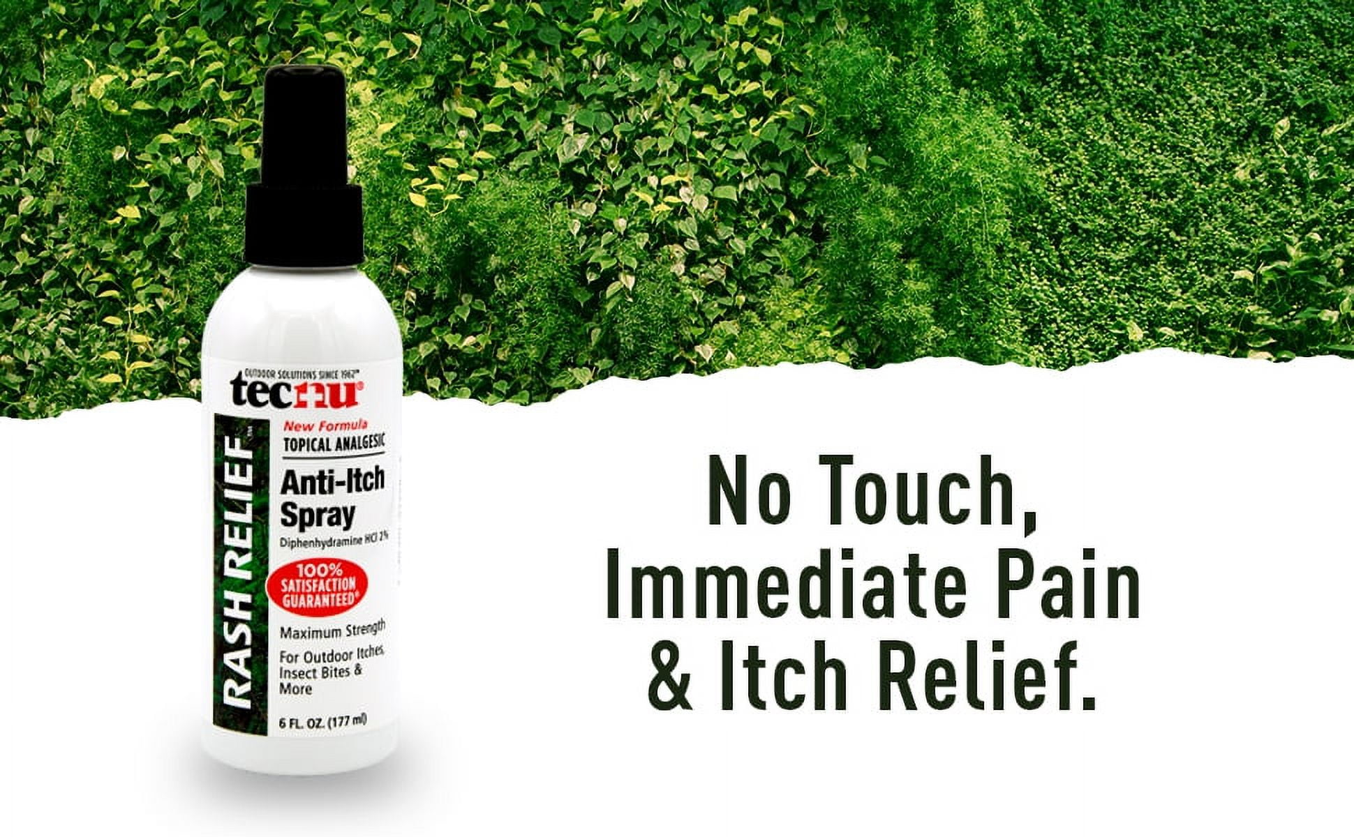 Tecnu Rash Relief Anti-Itch Spray, Maximum Strength, Topical Analgesic, 6 fl oz