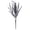 Black, variant on 1 Pc Artificial Lavender Flowers, 13.78" Flocked Fake Lavender Bouquet Faux Plastic Plant for Modern Farmhouse Home Table Decor, Frosty Silver Gray
