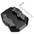 thumbnail image 1 of 1 Juego de almohadilla de placa de soporte de motocicleta de aleación de aluminio para Honda Adv-160 2022 con llave negra, 1 of 1
