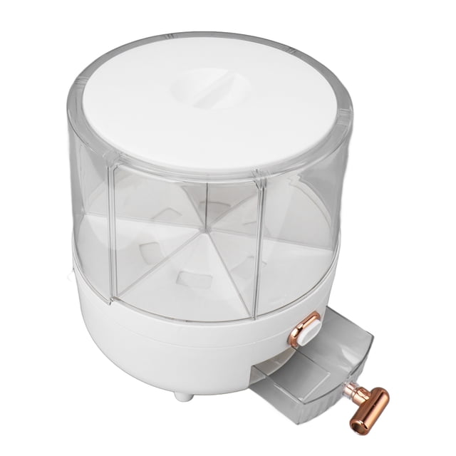 Dispensador de alimentos giratorio Jadeshay para almacenar arroz y granos