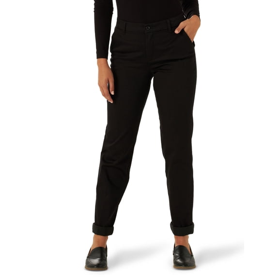 Lee Women's Comfort Woven Straight Leg Pant